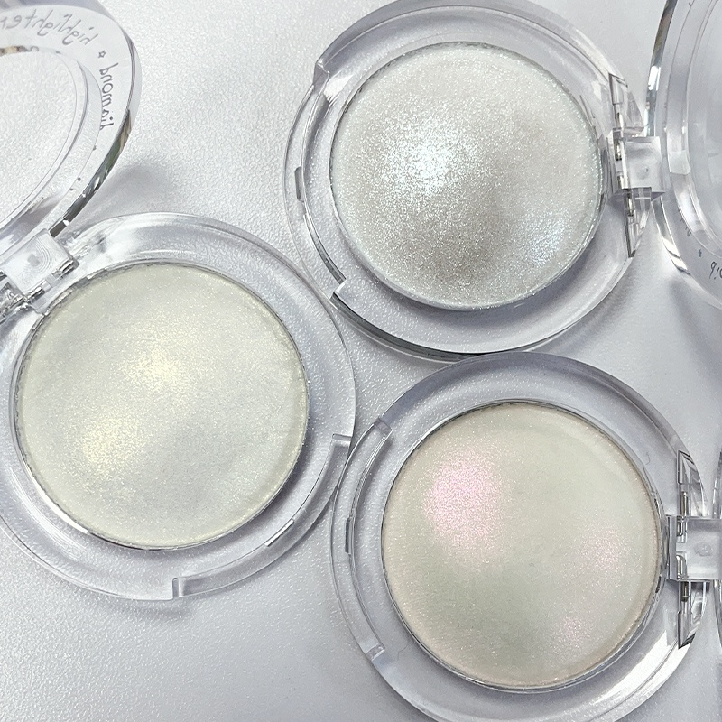 Wholesale Custom Face Shimmer Diamond Beauty Blush Bronzer Private Label Cream Eyeshadow Vegan Highlighter Mini Makeup Palette
